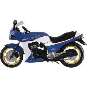 8 1992年 A9 メタリックポラリスブルー×ギャラクシーシルバー ヴィンテージバイクキット Vol.9 KAWASAKI GPZ 900R 1/24 ラスト1個