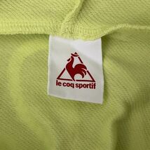 le coq sportif ルコックスポルティフ メンズ 長袖 トップス フード付きパーカー フーディ Lサイズ 大きいサイズ イエロー ライトグリーン_画像7