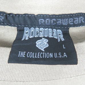 00s ロカウエア ★ ワイド ルーズ シルエット Tシャツ ★ ROCAWEAR ヒップホップ ストリート デカロゴ メンズ オールド B系 Bボーイ バギーの画像7