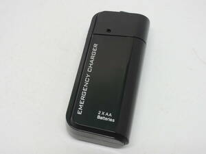 【送料無料】新品 スマホ充電 EMERGENCY　CHARGER　充電用 電池ボックス iPhone Xperia GALAXY USB モバイルバッテリー スマートフォン②