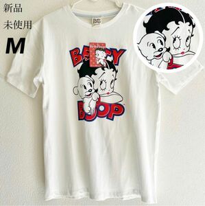 訳あり【M】アメリカン　ベティブープ　半袖チュニックTシャツ　レディース●綿100% ベティちゃん　アメカジ　アメコミ　グッズ