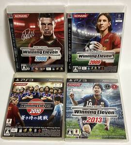 PS3 4点セット ウイニングイレブン 2008 2009 2013 蒼き侍の挑戦 プレイステーション3 プレステ3