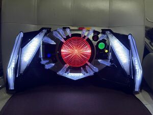 即決価格！！信工房 仮面ライダー ブラック 大型 変身ベルト フィギュア LED加工品！お車のインテリアに！お部屋のインテリアに！