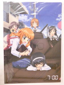 A2-005* unopened goods clear file * Girls&Panzer 
