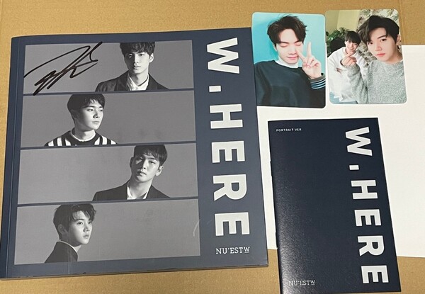 送料込 NU'EST W - W, HERE サイン入り