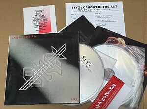 送料込 SHM-CD Styx - Caught In The Act Live 紙ジャケット CD2枚組 / UICY77890