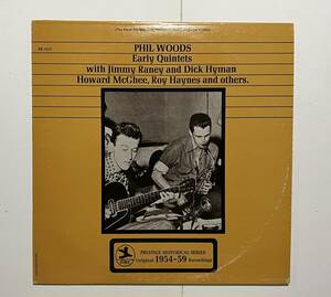 【中古ＬＰ・USオリジナル盤】 Phil Woods Early Quintets（盤質 EX以上、ジャケット VG+）