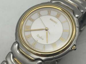 SEIKO セイコー　本物　DOLCE ドルチェ　5E31-6A20　ツートンダイヤル　メンズ腕時計　稼働品