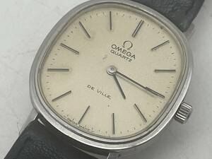 OMEGA オメガ　本物　Deville デビル　レアプッシュ式リューズ　メンズ腕時計　ヴィンテージタイプ　稼働品