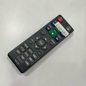 C1D183 【送料１８５円】 TV リモコン / DVD KDV-RC 動作確認済み★即発送★ テレビ