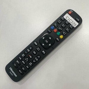 C1C225 【送料１８５円】 TV リモコン / ハイセンス Hisense EN2P27 動作確認済み★即発送★ テレビ