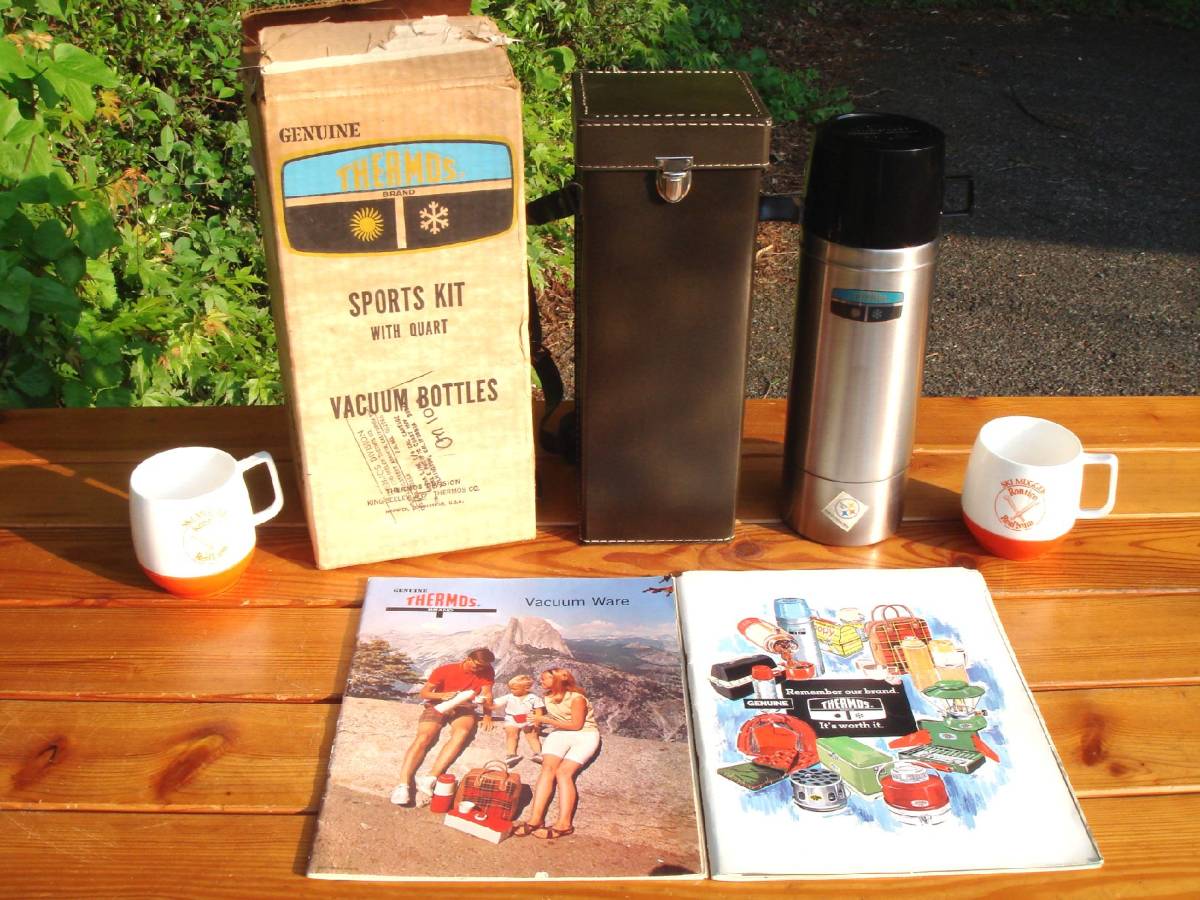 入手困難★箱付デッドストック【THERMOS】お宝サーモス★Stainless Bottle Sports Kit★稀少Made in U.S.A.♪ 入手困難☆箱付デッドストック【THERMOS】お宝サーモス