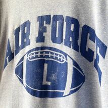 80s champion トリコタグ AIR FORCE フットボール Tシャツ L 霜降り USA製 ビンテージ 80年代 チャンピオン USAF オリジナル ヴィンテージ_画像7