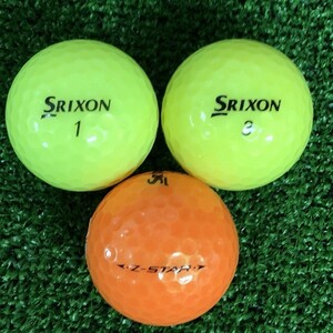 ロストボール スリクソン Z-STAR 年代混合 カラーボール 10個 ABランク 中古 ゴルフボール ロスト SRIXON エコボール