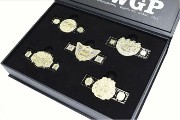 IWGP チャンピオンベルト ピンズ 5個セット　新品未使用