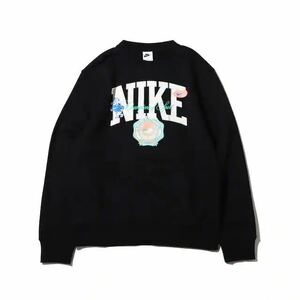 NIKE AS M NSW BB FLC CREW VARSITY BLACK ナイキ NSW BB VARSITY フリース クルー サイズS 定価7370円 ナイキカレッジ ナイキスウェット