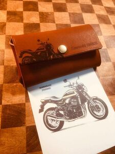 Z900RS オリジナルレザー名刺入れ　小物入れ