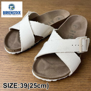  used Birkenstock Siena Vegan Canvas Birkenstock sie navi gun sandals 39