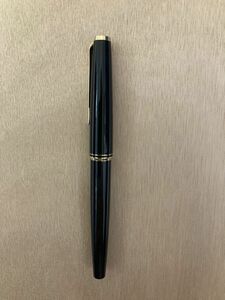 [069] MONTBLANC モンブラン万年筆 ペン先585 MF(中細字)〜M(中字)程度 インクは黒色