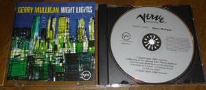 GERRY MULLIGAN　[NIGHT LIGHTS]　CD　ジェリー・マリガン ナイトライツ Art Farmer Bob Brookmeyer Jim Hall Bill Crow Dave Baily