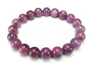  excellent article one point thing natural stone AAA purple . ruby jpy sphere .. eyes approximately 9.5mm bracele . stone. . prime 