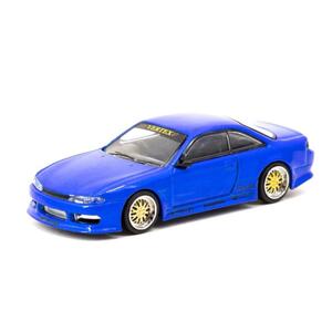 ＜新品＞ TARMAC　VERTEX シルビア S14　ブルーメタリック　1/64サイズ