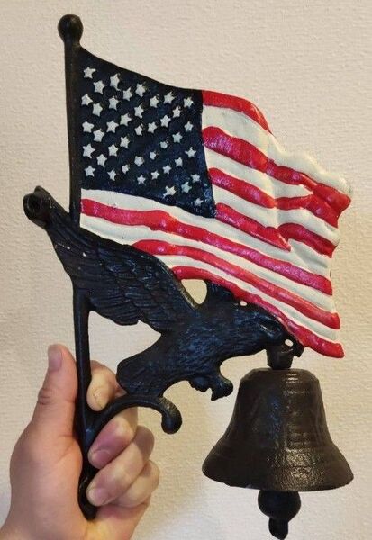 アメリカン雑貨 星条旗ベル インテリア雑貨