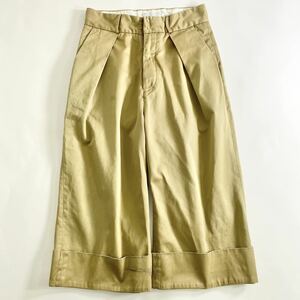 ◯26f1 SOUMO ソウモ BIG TUCK CHINO ビッグタックチノ チノパンツ ワイドパンツ Mサイズ相当 ベージュ ロングパンツ メンズ 紳士服 男性用