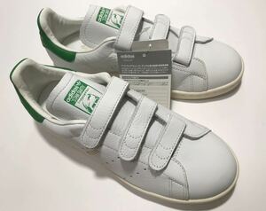 未使用!! デッド!! 2015製 adidas アディダス AQ3191 STAN SMITH CF スタンスミス ベルクロ 白 x 緑 23.5cm US 5.5 天然皮革 本革