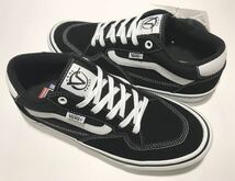 未使用!! VANS バンズ SKATE ROWAN Black White スケート ローワン ゾリラ 黒 x 白 27cm us 9.0_画像4