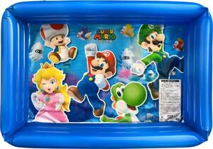  super Mario vinyl pool playing in water approximately W90×D60×H30cm free shipping new goods 
