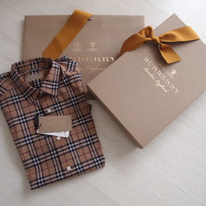 新品2018S/S 人気希少レア　国内直営店購入　バーバリー Burberry　ヴィンテージチェック　シャツ　プレゼントにも　女性にも　