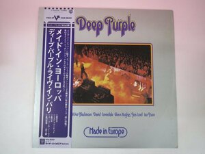 64329■LP　Deep Purple(ディープ・パープル)　Made In Europe　P-10262W