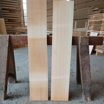 A-1345　 国産ひのき 　片耳付板【柾目】 　2枚セット　テーブル 　まな板　 看板 　一枚板　 桧　 檜　無垢材　 DIY_画像4