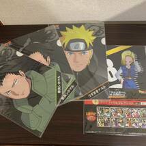 クリアファイル / NARUTO ナルト / ドラゴンボール / 一番くじ 劇場版 / シカマル 18号 孫悟飯_画像1