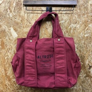 アルトローズ ALTROSE THREE LAYER TOTE トートバッグ 手提げかばん ハンドバッグ カバン 3レイヤー ベイクドレッド レディース