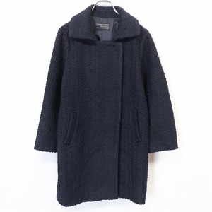  Urban Research URBAN RESEARCH DOORSsheb long group braided eyes coat snap-button stop lining attaching long sleeve wool etc. FREE navy blue lady's 