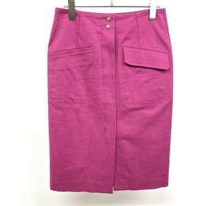 MACPHEE TOMORROWLAND узкая юбка передний застежка-молния останавливать fly передний cupra подкладка сделано в Японии 36. passion Pink Lady -s