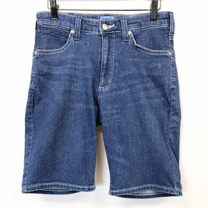 ラングラー WRANGLER COOL LIGHT テーパードデニムショーツ ショートパンツ ハーフパンツ ストレッチ USED加工 S ブルー 青 メンズ 男性