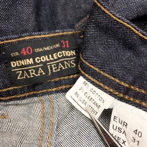 ザラ ZARA JEANS DENIM COLLECTION デニムショーツ ショートパンツ ハーフパンツ ジーンズ 綿×ポリウレタン 31 ネイビー 紺 メンズ 男性_画像3