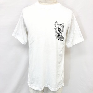 anvil Tシャツ 両面プリント 『LAVISH BANDIT』 パンク ロック バンビ SM 丸首 半袖 綿100% S ホワイト 白 メンズ(レディース？)