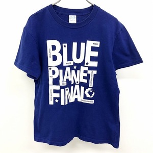 三代目J Soul Brothers BLUE PLANET LIVE TOUR 2015 Tシャツ EXILE エグザイル 両面ラメプリント 半袖 綿100% S ブルー系 青系 メンズ