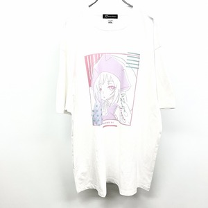 【新品】arma bianca Tシャツ アニメ SHAMAN KING シャーマンキング アイアンメイデンジャンヌ lette-graph 半袖 綿100% XXXL 白 メンズ