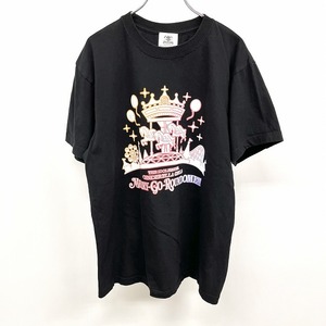 アイドルマスター THE IDOLM@STER CINDERELLA GIRLS 6th LIVE MERRY-GO-ROUNDOME Tシャツ ゲーム バンダイ 丸首 半袖 綿100% L 黒 メンズ