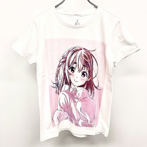 【新品】arma bianca Tシャツ TVアニメ 週刊少年マガジン かのかり 彼女お借りします 桜沢墨 Ani-Art第2弾 半袖 綿100% S 白 レディース