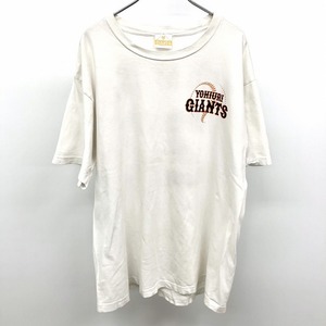 読売ジャイアンツ 巨人 (株)一球 / YOMIURI GIANTS Tシャツ 野球 背番号22番 小林誠司 両面プリント 半袖 ヘザーホワイト 杢白 メンズ