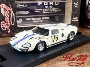 MJ230524-14【美品】Bang 2154 FORD 40 TARGA FLORI0 ES フォード ミニカー イタリア製