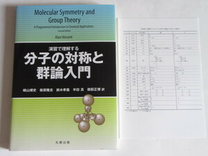★即決★Alan Vincent★「演習で理解する 分子の対称と群論入門」★丸善出版