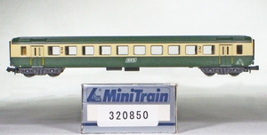 MINITRAIN／LIMA #320850 ＢＴ （ボーデンゼー-トッゲンブルグ鉄道） ＥＷ-Ｉ型２等客車 新塗装 グリーン／ベージュ