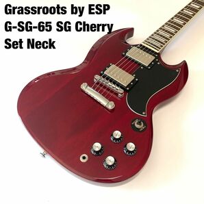 ★美品★Grassroots by ESP SG チェリー S-G-LP65